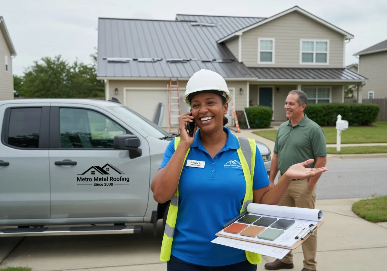 Storm Damage Metal Roof Repair in Greensboro, MD